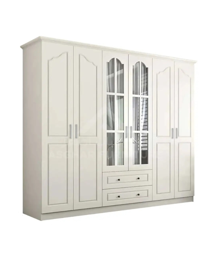 Bozeman 6 Door Wardrobe with Drawers