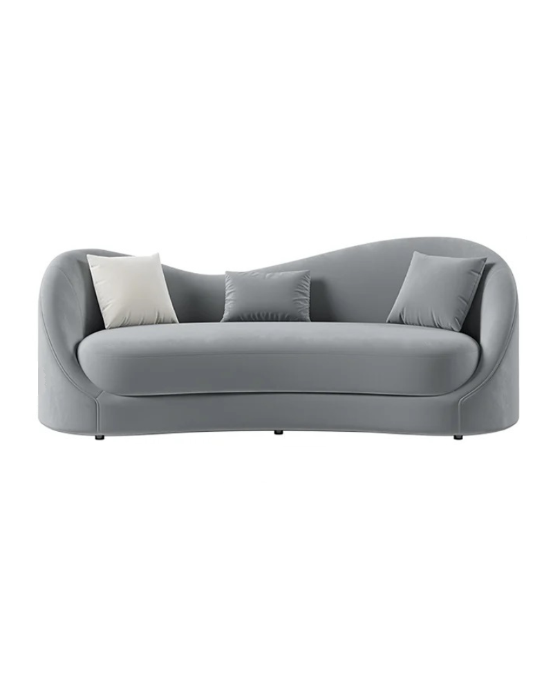 Sydni Curve Sofa, Grey color