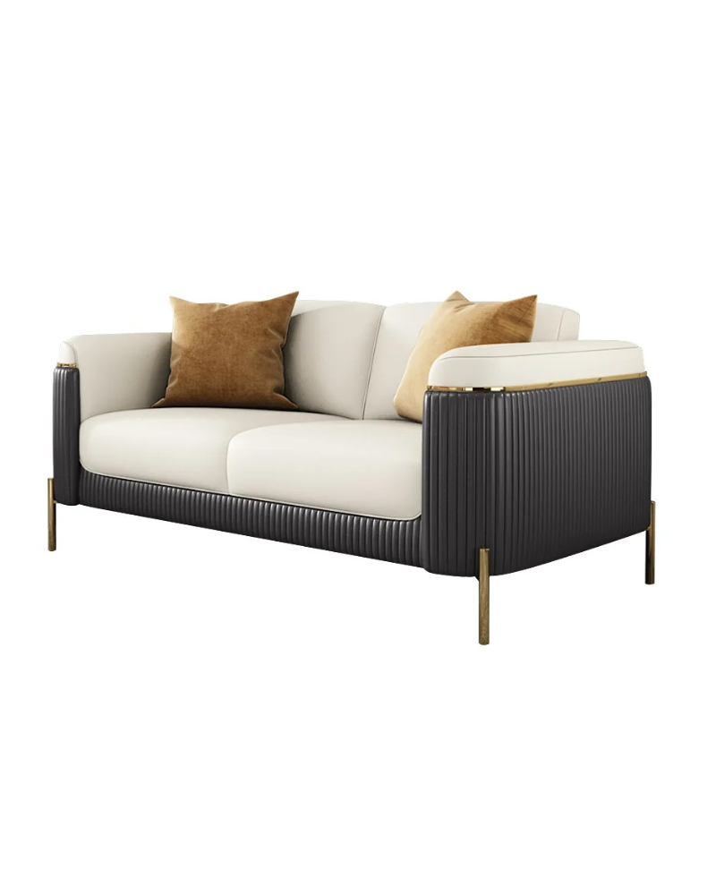 Reef 2 set Sofa, Black and Sand Beige