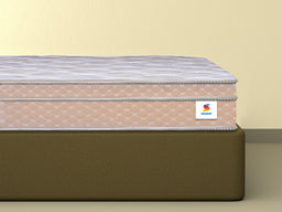 Sleepwell Spring Fresh Classic | 3 Zone Profiled Resitec Foam Pocket Spring | Neem Fresche Technology | Anti Sag Mattress