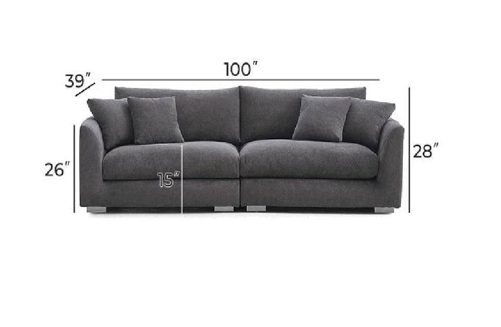 Avan 4 set Sofa, Dove Gray