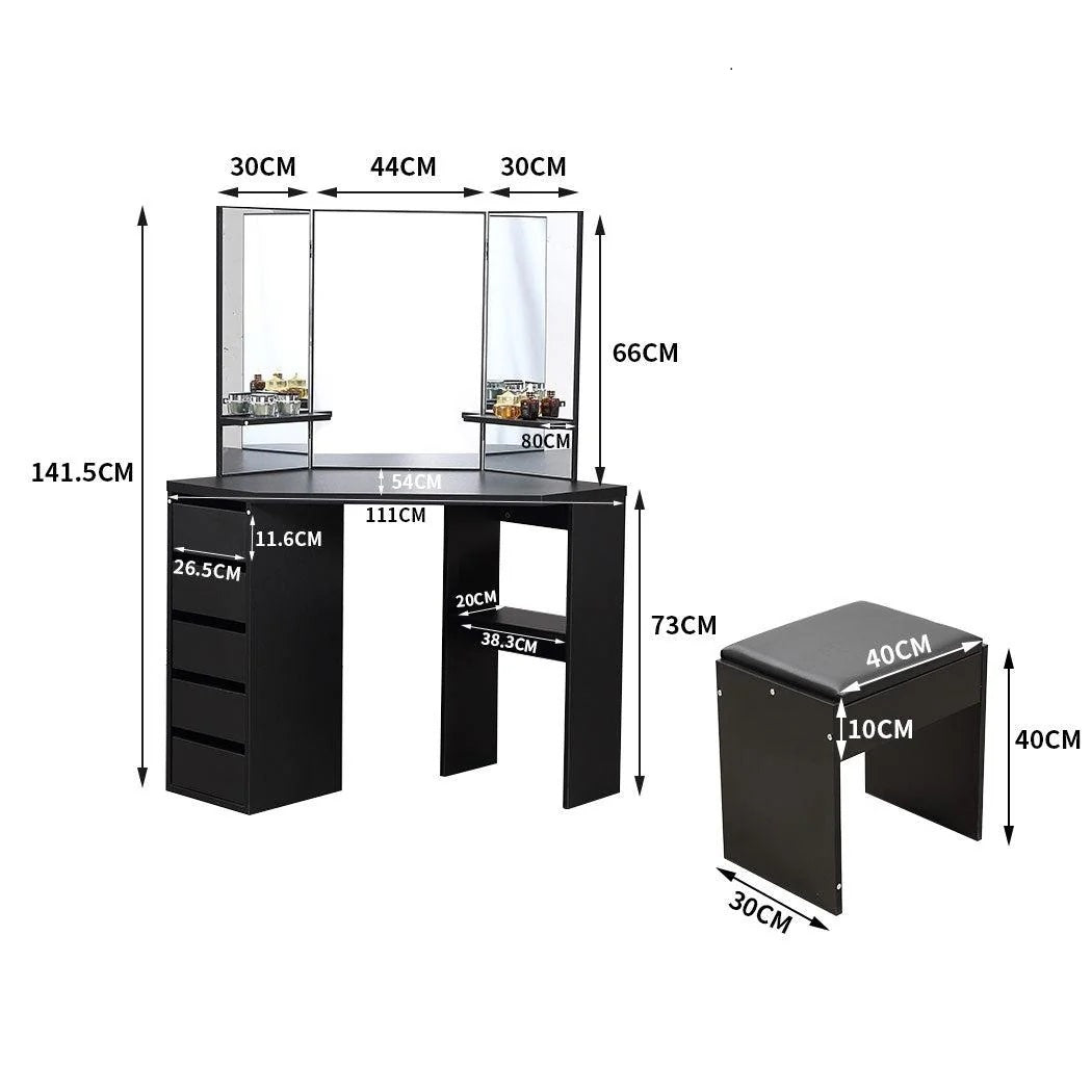 Jion Mirrored Dressing Table