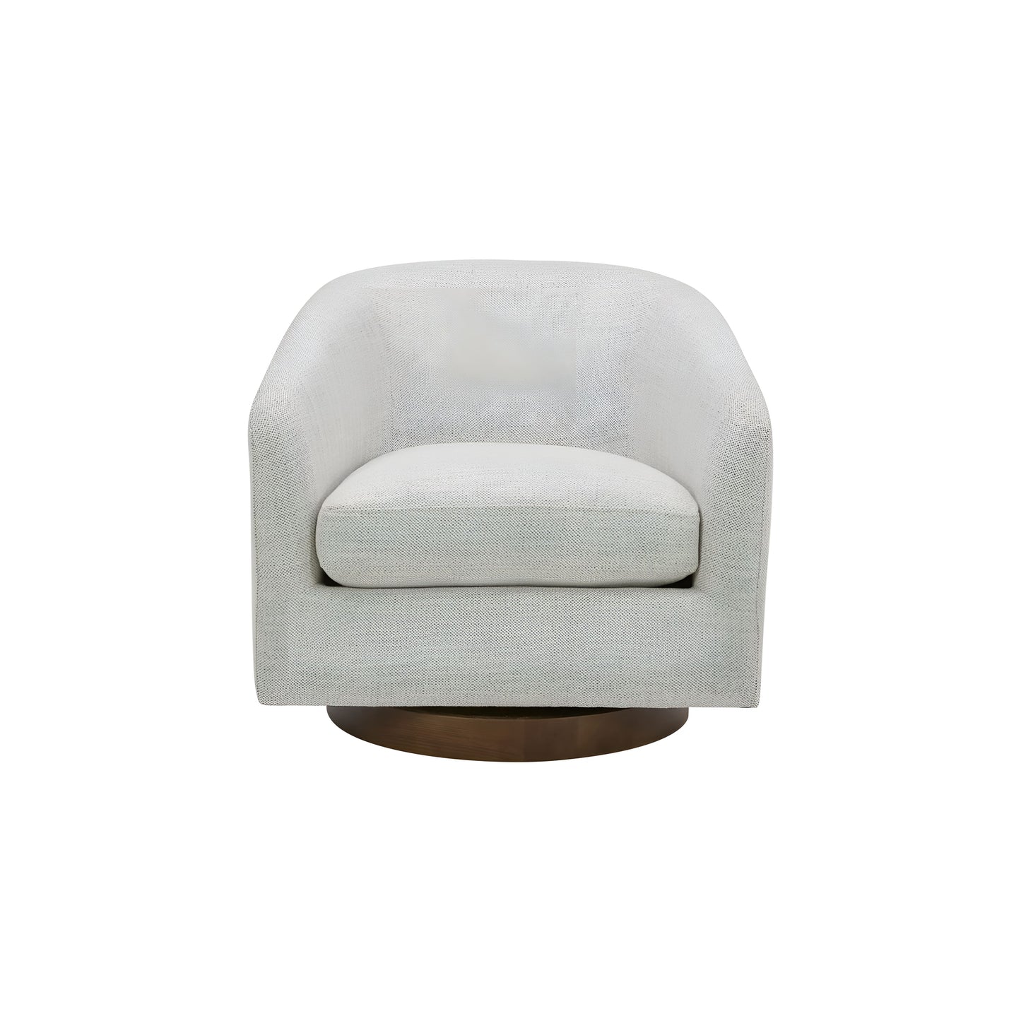 Ovalle Swivel Chair, Light Grey